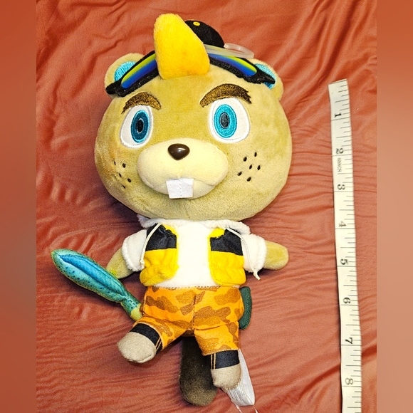 Animal Crossing New Horizons All Stars Plush CJ 8" Fishing Beaver N.W.T. - Picture 4 of 8